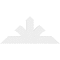 Ekena Millwork Richland Architectural Grade PVC Gable Bracket, 48"W x 22"H x 2"D x 6"F, 11/12 Pitch GBP048X22X0206RIC00 - alternate 2